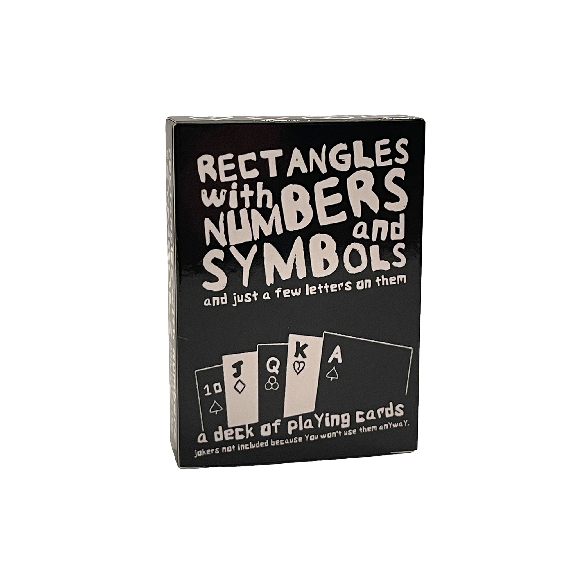Rectangles With Numbers and Symbols and Just A Few Letters on Them