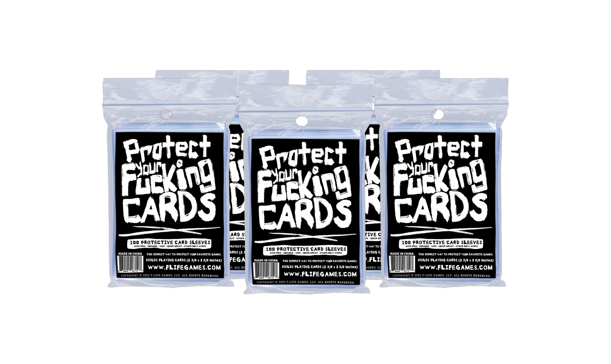 Protect Your Fucking Cards - 100 Card Sleeves